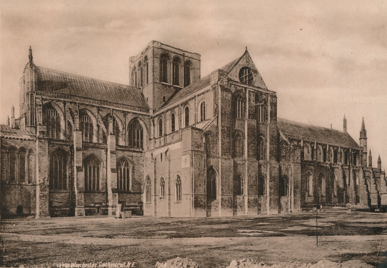 Winchester Kathedraal, Hampshire, begin 20e eeuw door Unbekannt