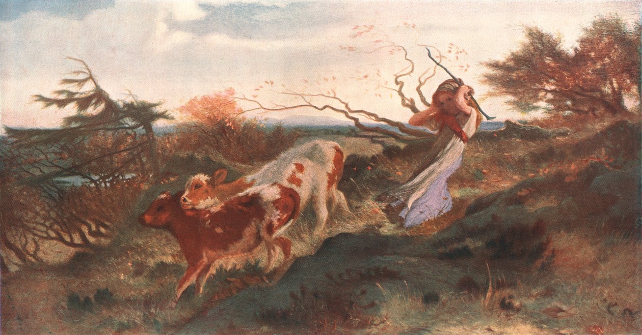 Wind op de Wold, 1863, c1902 door Unbekannt