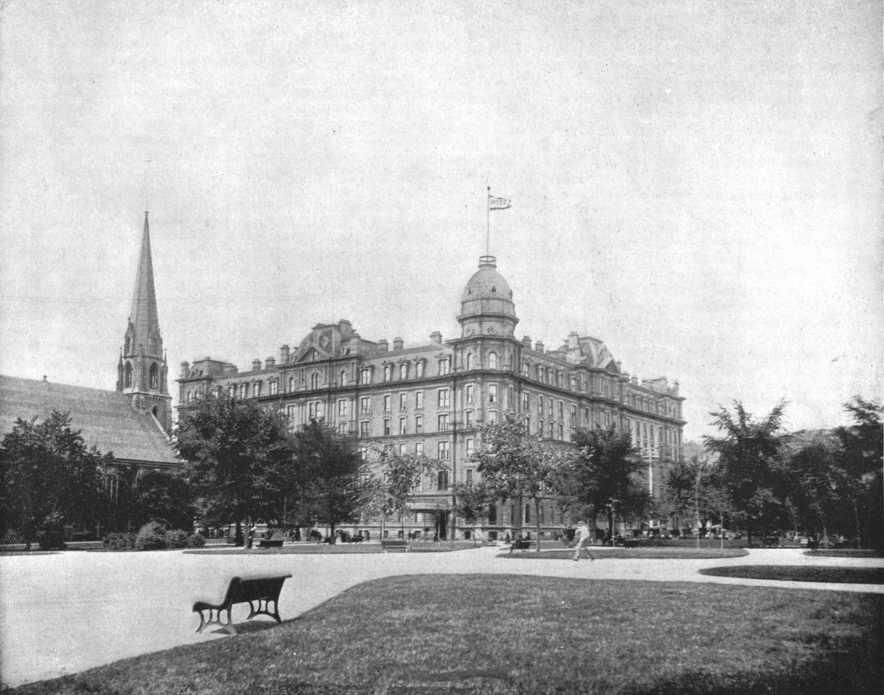 Windsor Hotel, Montreal, Canada, ca. 1900 door Unbekannt