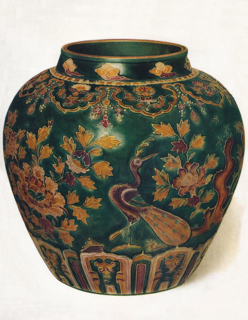 Wijnkruik: Ming-dynastie, ca. 1500, 1936 door Unbekannt