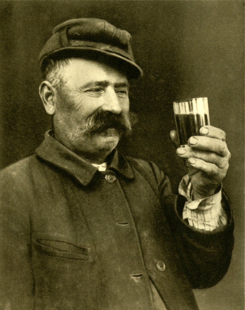 Wijnboer, Burgenland, Oostenrijk, ca. 1935 door Unbekannt