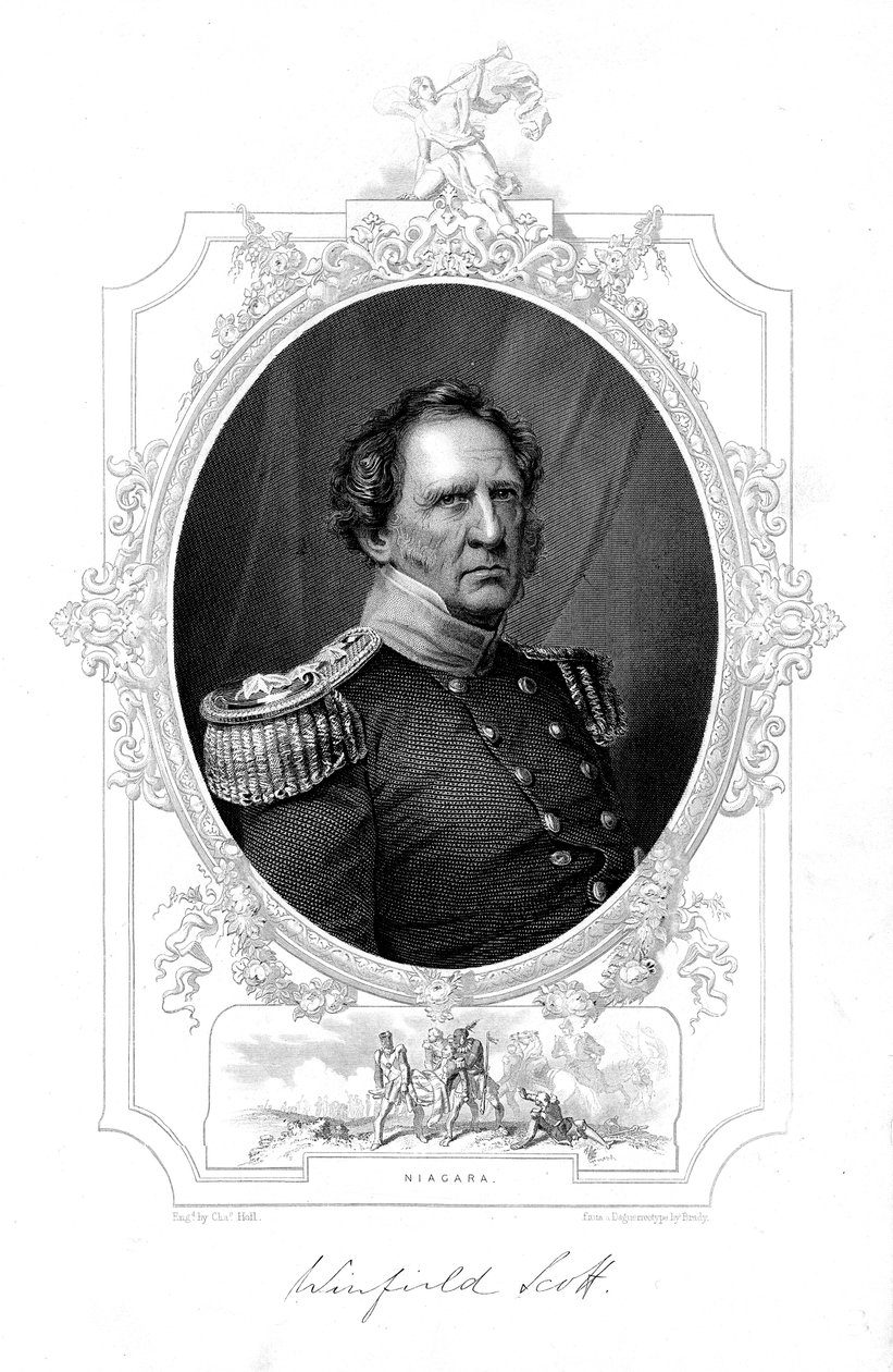 Winfield Scott, Amerikaanse soldaat door Unbekannt