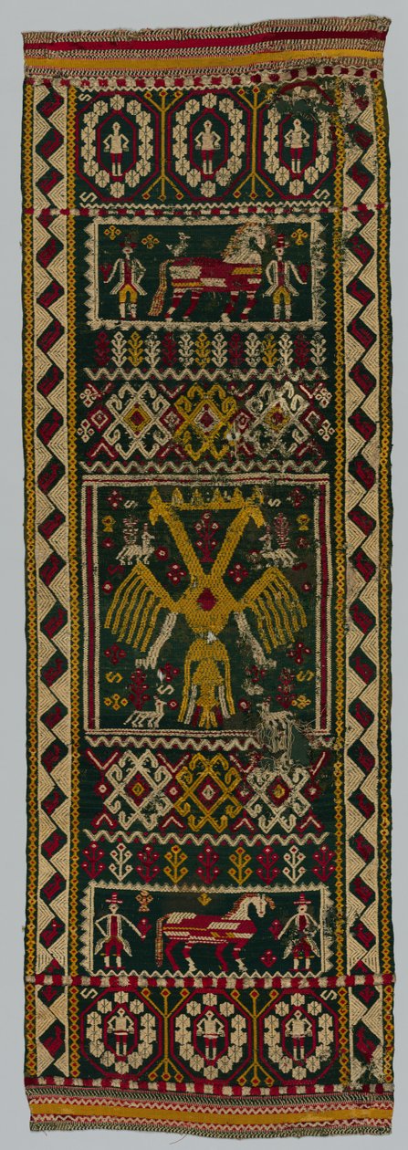 Geweven kist of bedekking, 1700s door Unbekannt