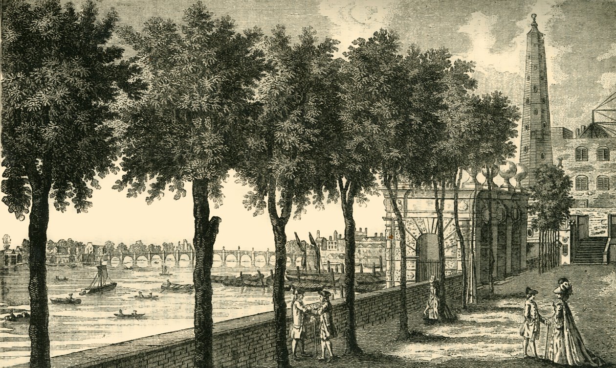 York Trappen en de Watertoren, 1881 door Unbekannt
