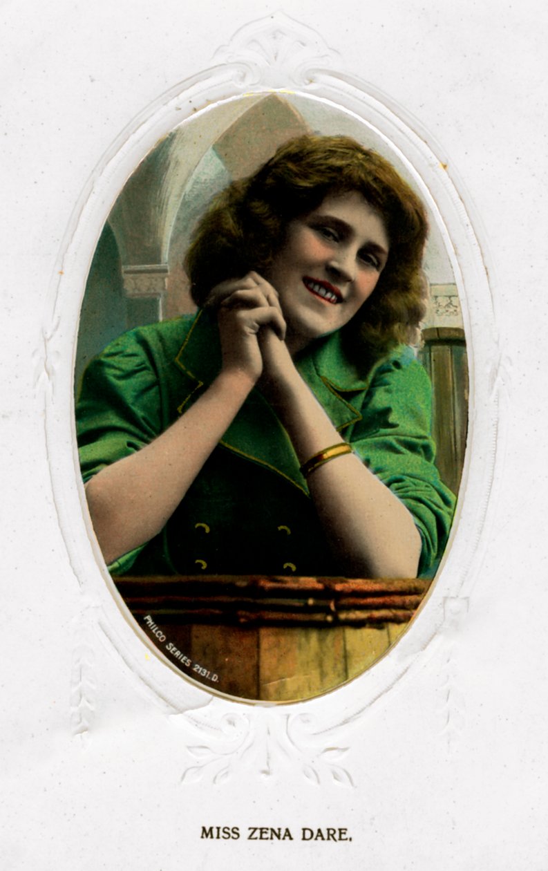 Zena Dare 1887-1975, Engelse actrice, begin 20e eeuw door Unbekannt
