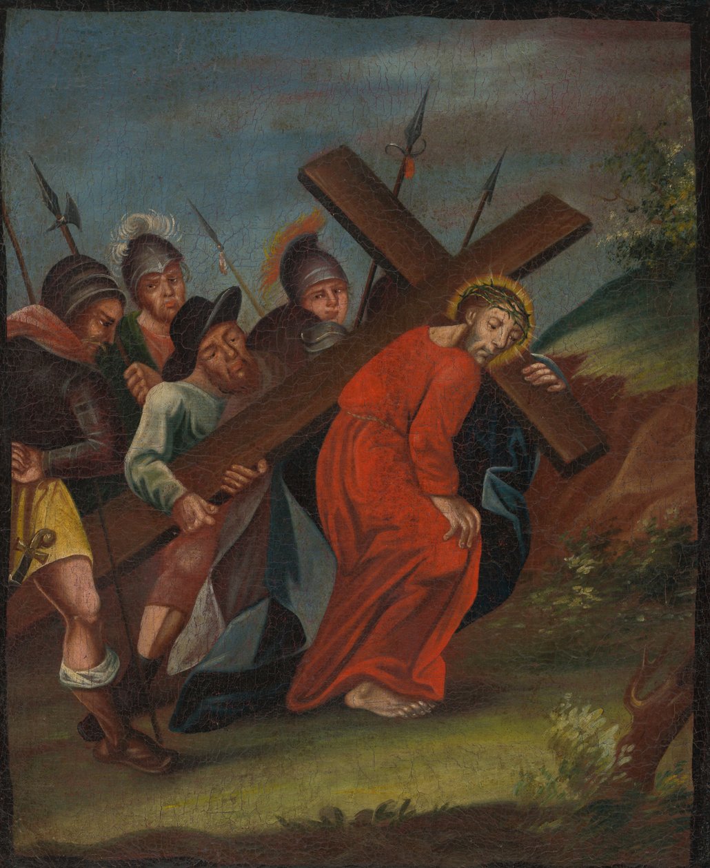 Simon van Cyrene door Unbekannt