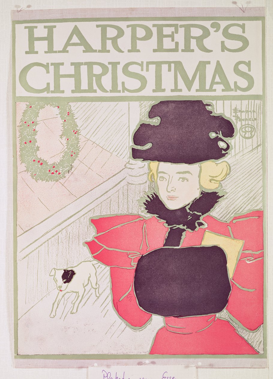 Omslag voor Harpers Magazine, Kerstnummer door Unbekannt Unbekannt