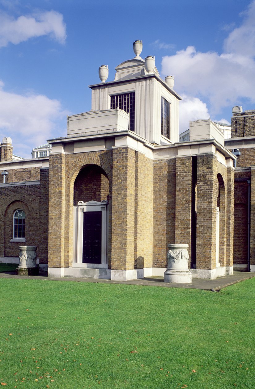 Exterieur van Dulwich Picture Gallery, Londen door Unbekannt Unbekannt