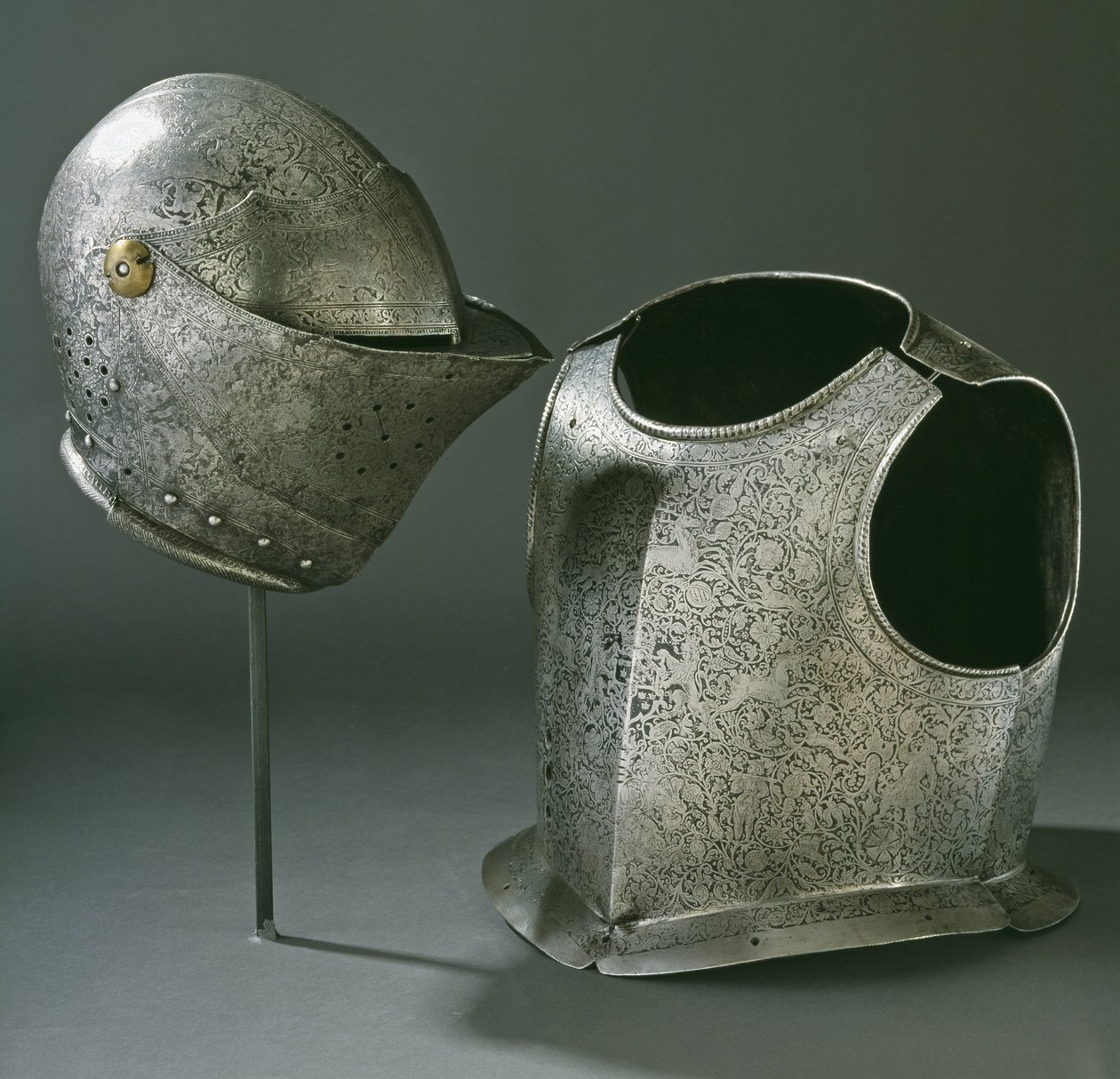 Helm en harnas, c.1620 door Unbekannt Unbekannt