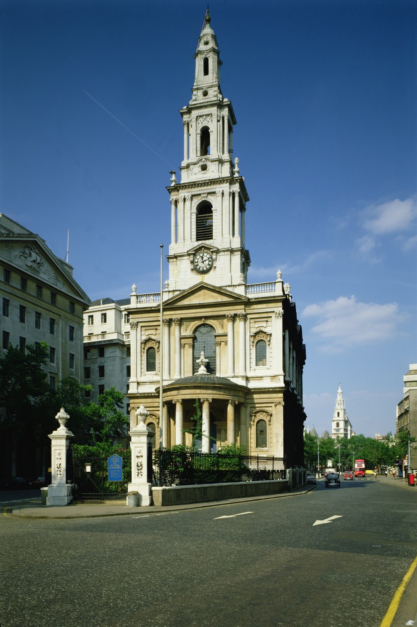 St. Mary-le-Strand, Londen door Unbekannt Unbekannt