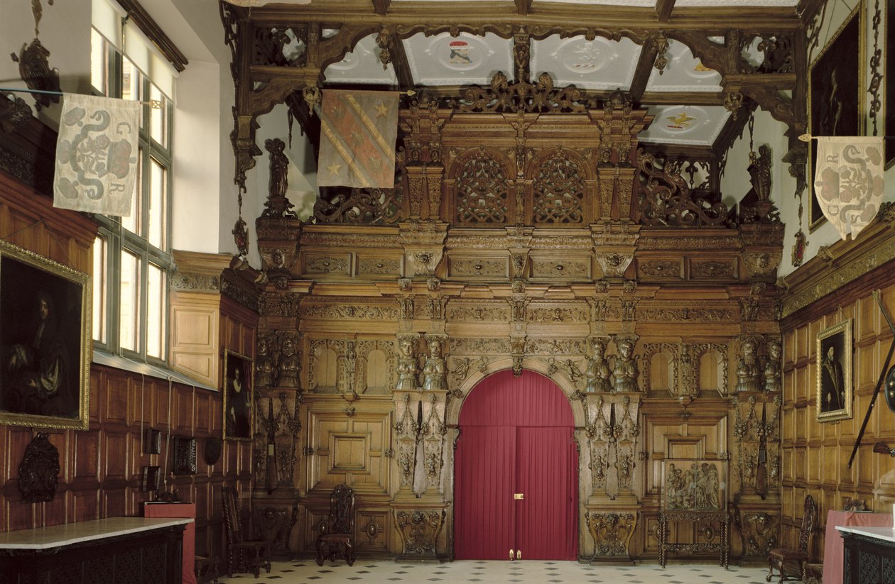 De Grote Hal, Audley End, Essex door Unbekannt Unbekannt