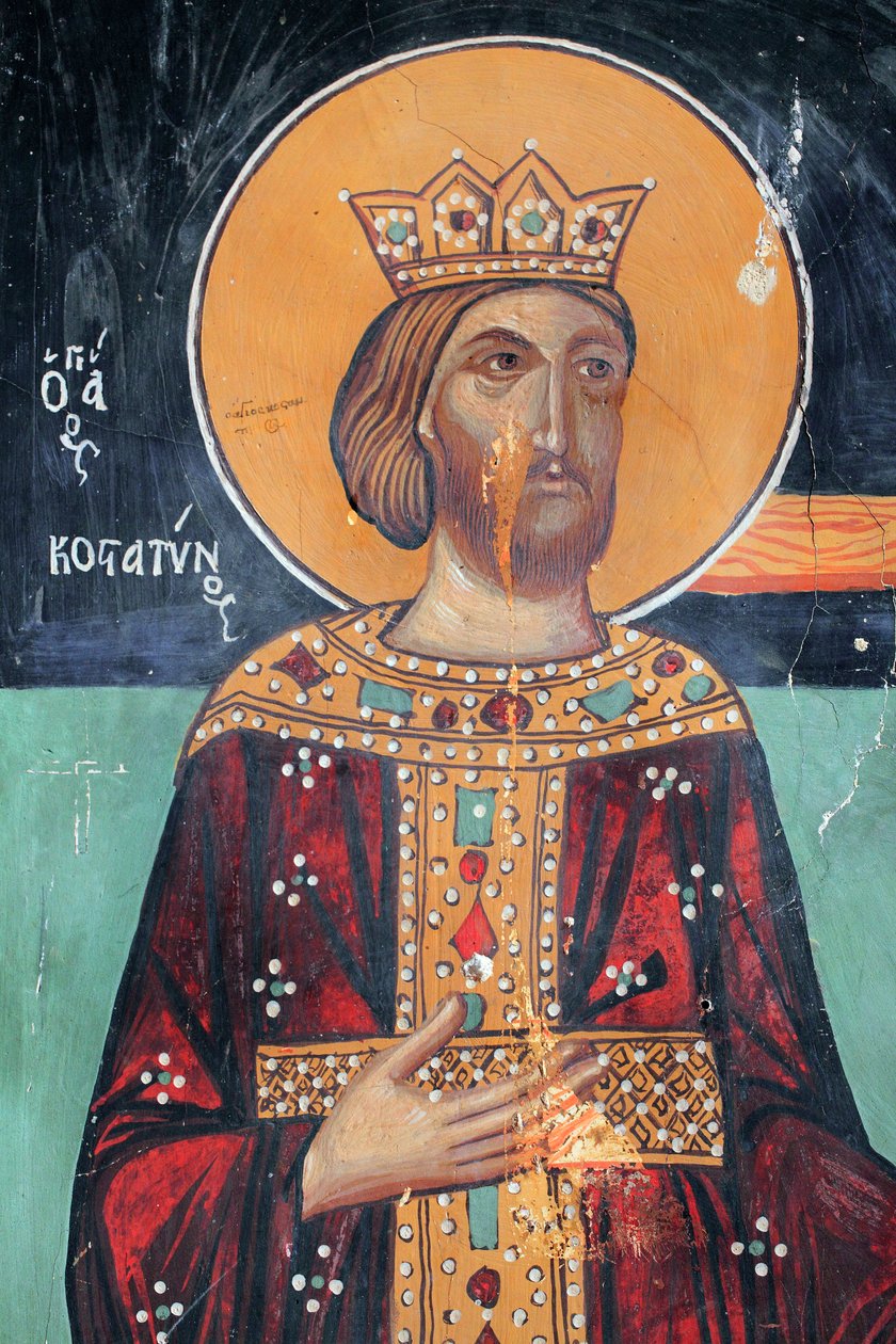 Byzantijns fresco uit de 15e eeuw door Unbekannt Unbekannt
