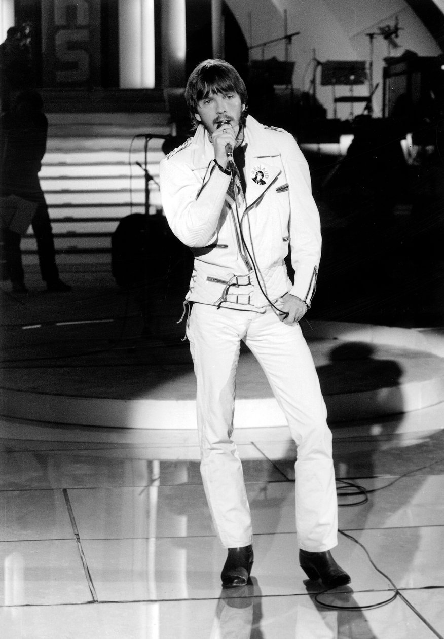 Franse zanger Renaud op tv-programma, 23 januari 1981 door Unbekannt Unbekannt