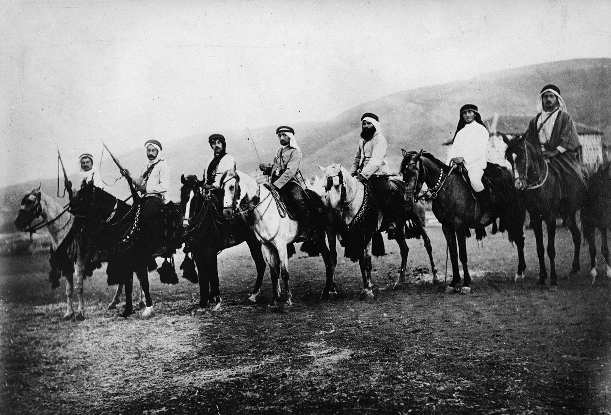 Hashomer - Joodse wachters in Galilea, begin 1900 door Unbekannt Unbekannt