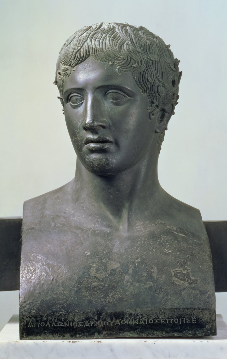 Portretbuste van Demetrius I Poliorcetes, Koning van Macedonië door Unbekannt Unbekannt