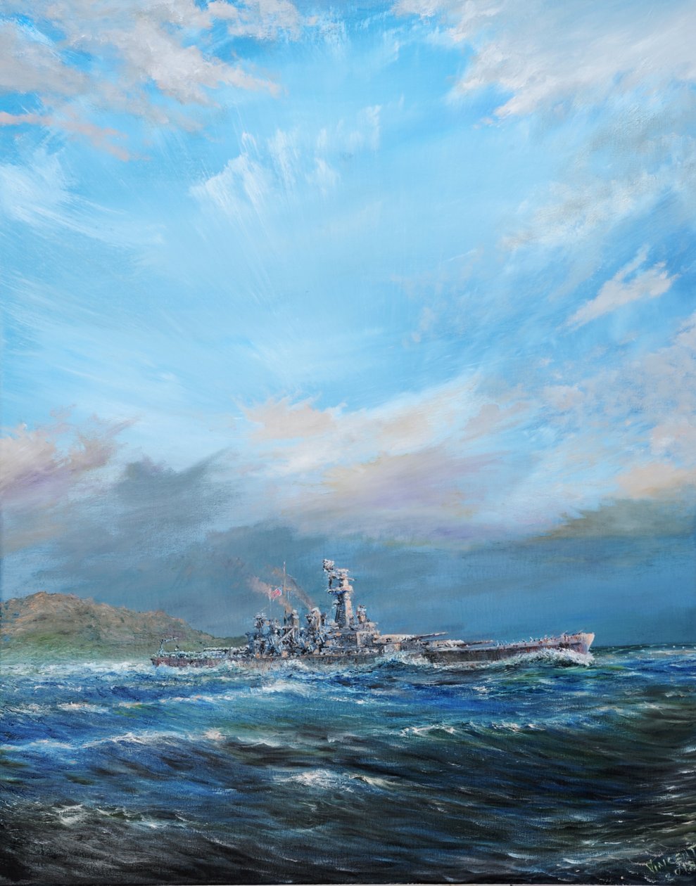 USS Washington verlaat Guadalcanal, 2018 door Unbekannt Unbekannt