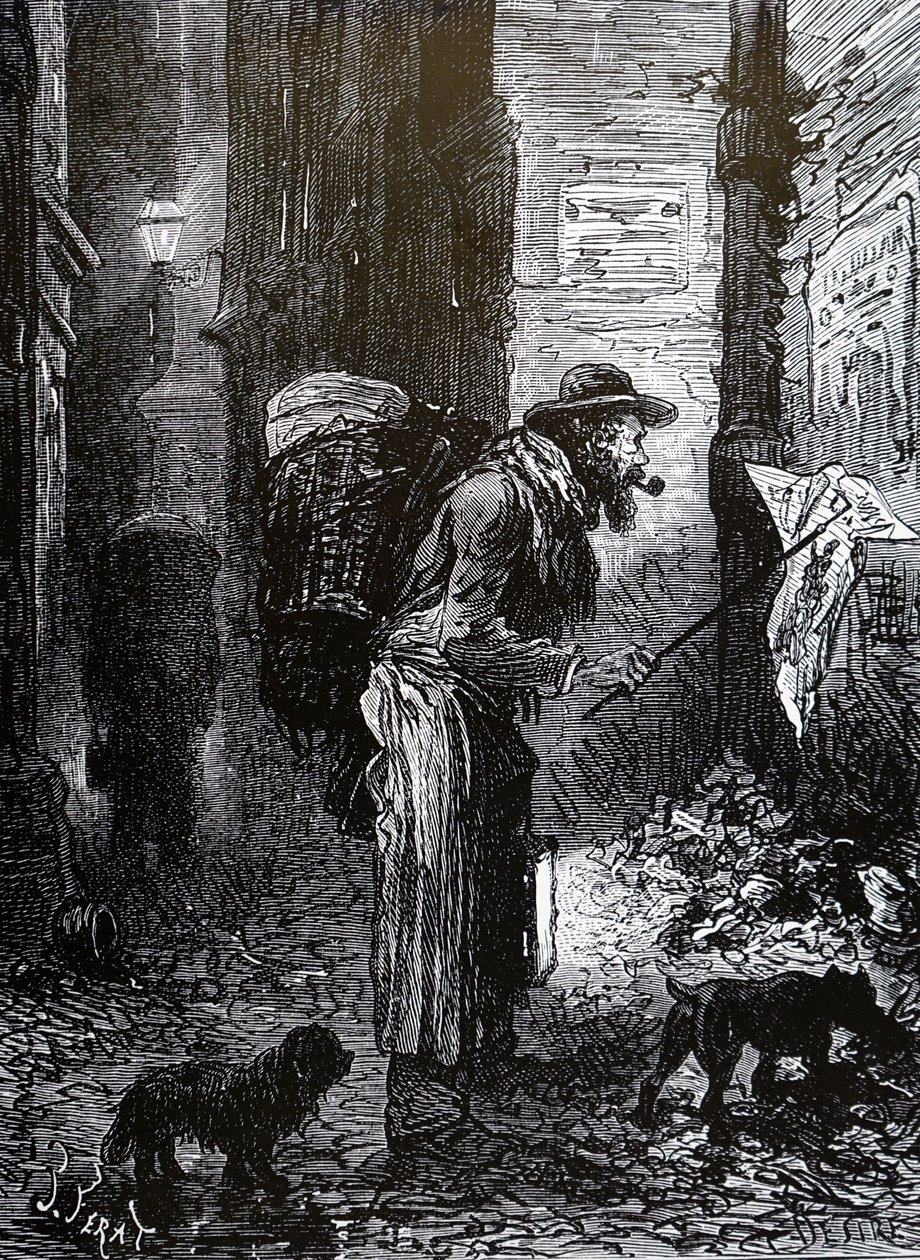 Een Franse voddenraper door Unbekannt