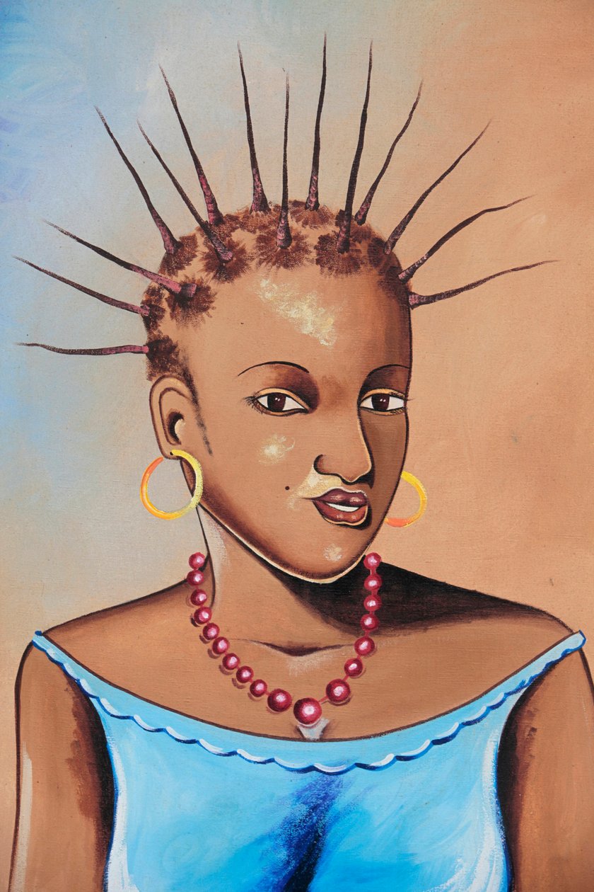 Afrikaanse schilderij door Unbekannt