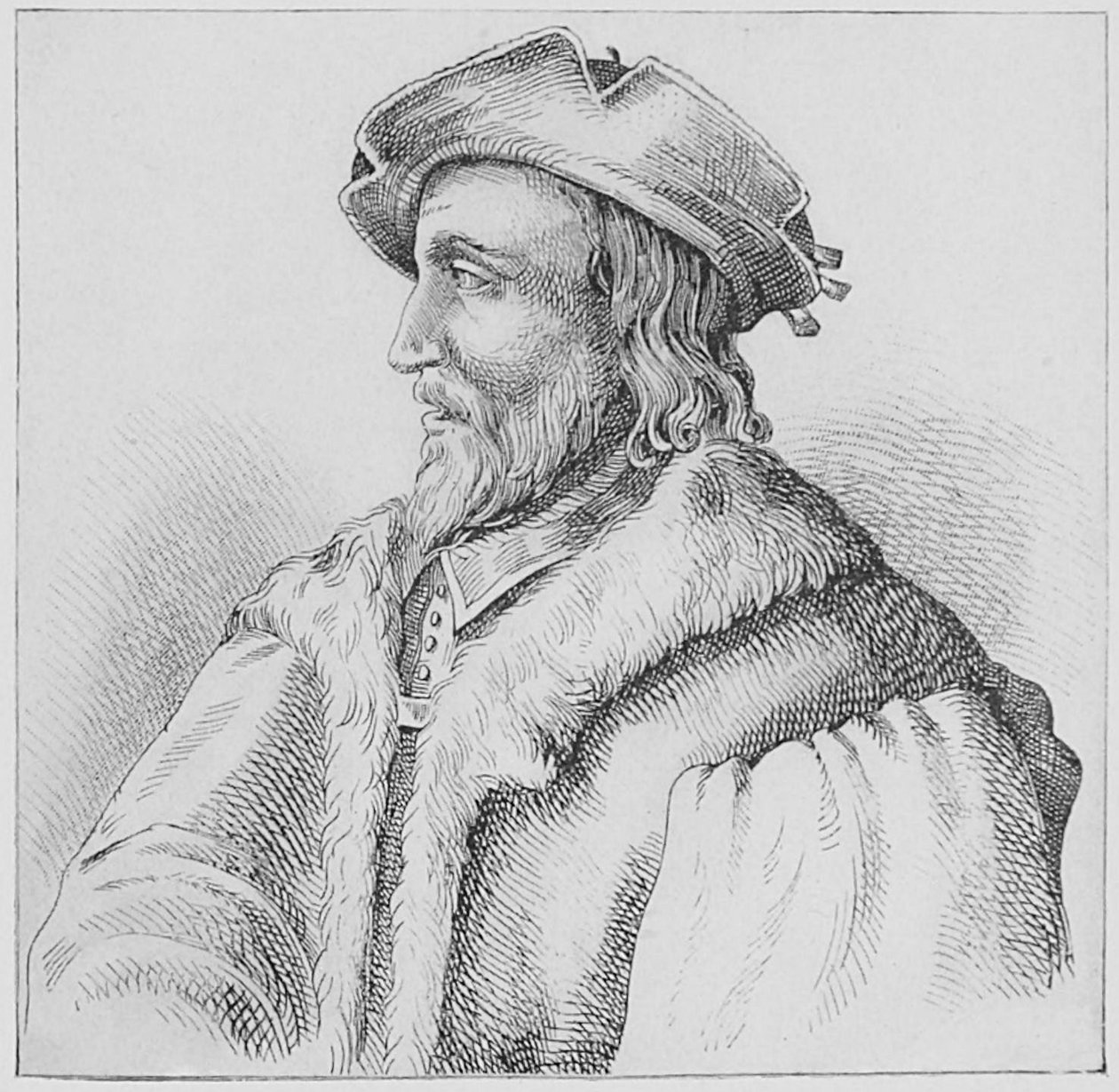 Balthasar Hübmaier (gravure) door Unbekannt
