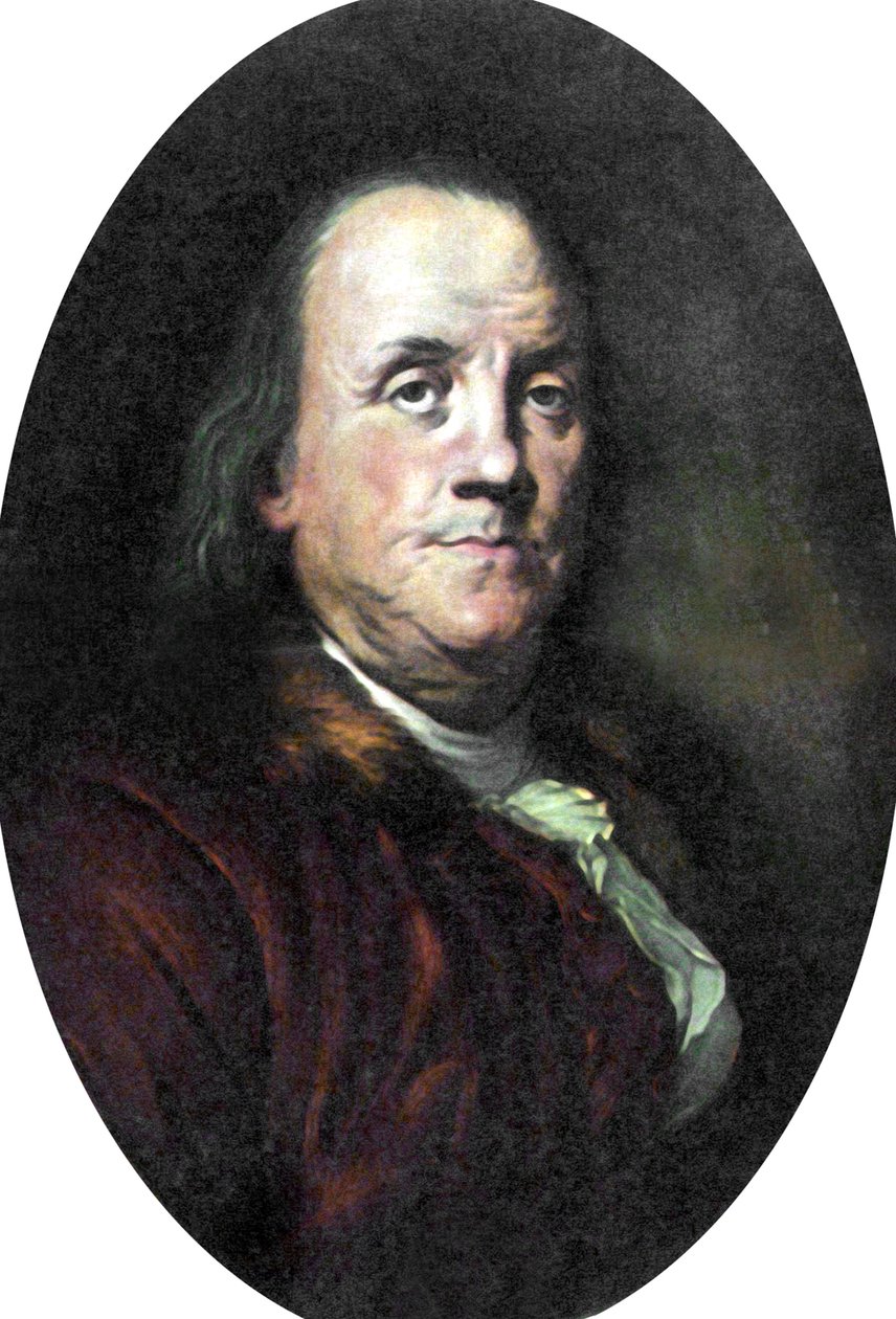 Benjamin Franklin door Unbekannter Künstler