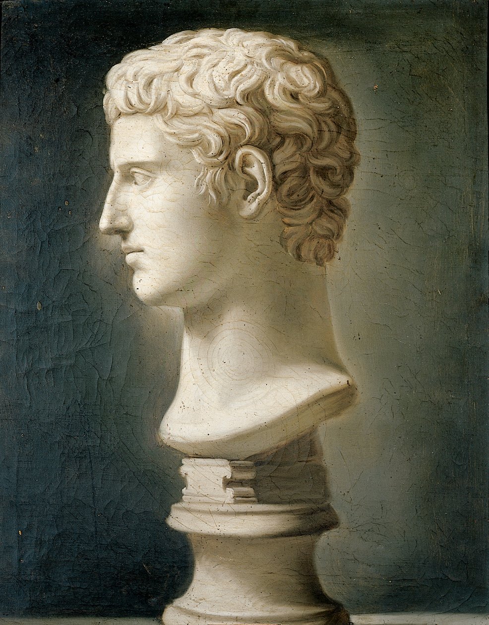 Buste van Caesar Augustus, circa 1800 door Unbekannt