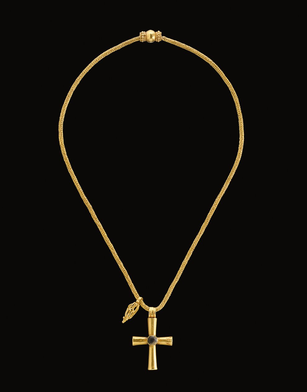 Byzantijns Gouden en Glazen Kruis, ca. 5e-7e eeuw door Unbekannt