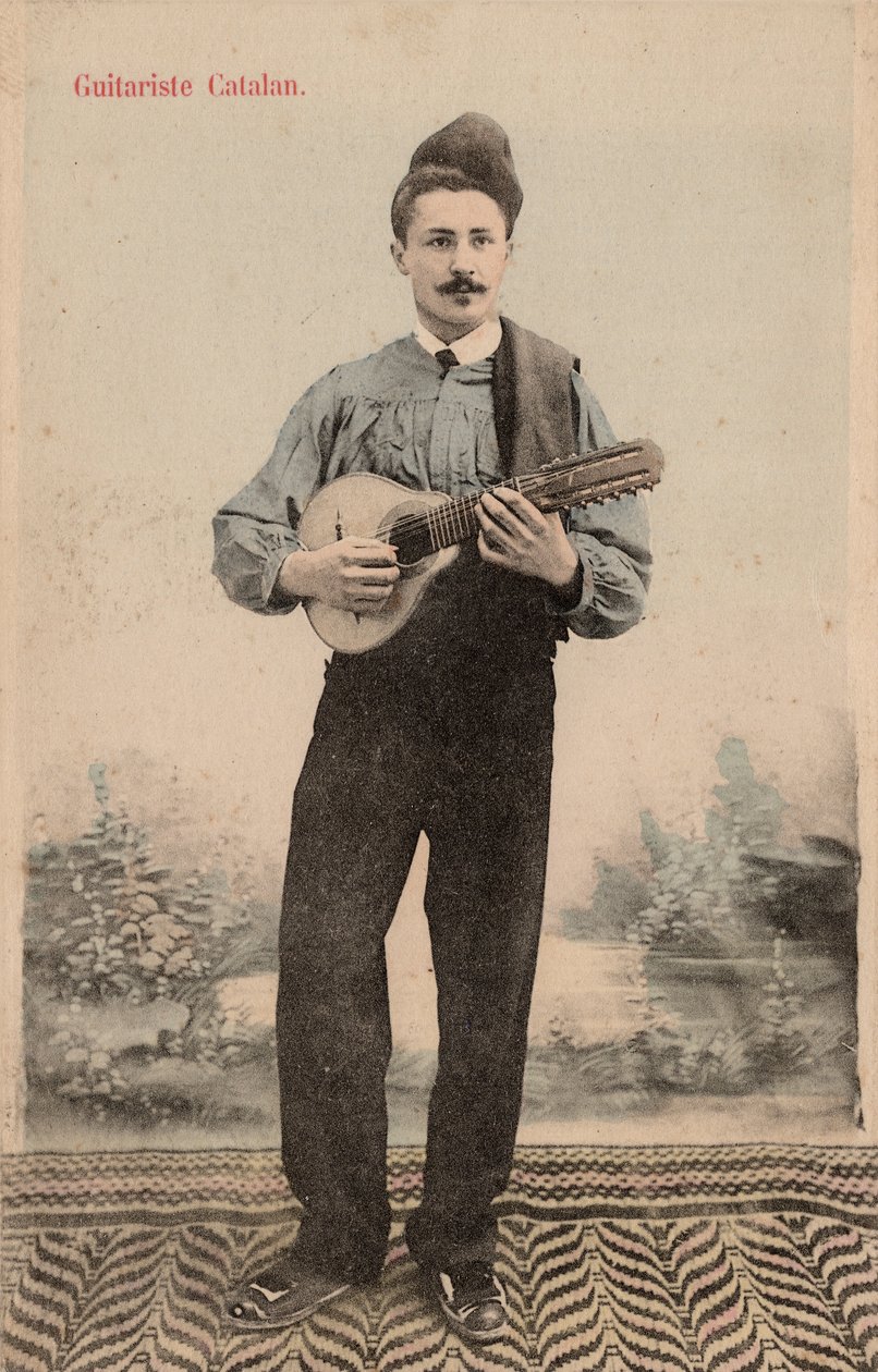 Catalaanse gitarist, ca. 1910 door Unbekannter Künstler