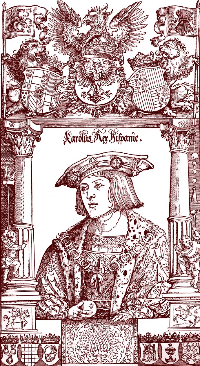 Karel V door Unbekannter Künstler