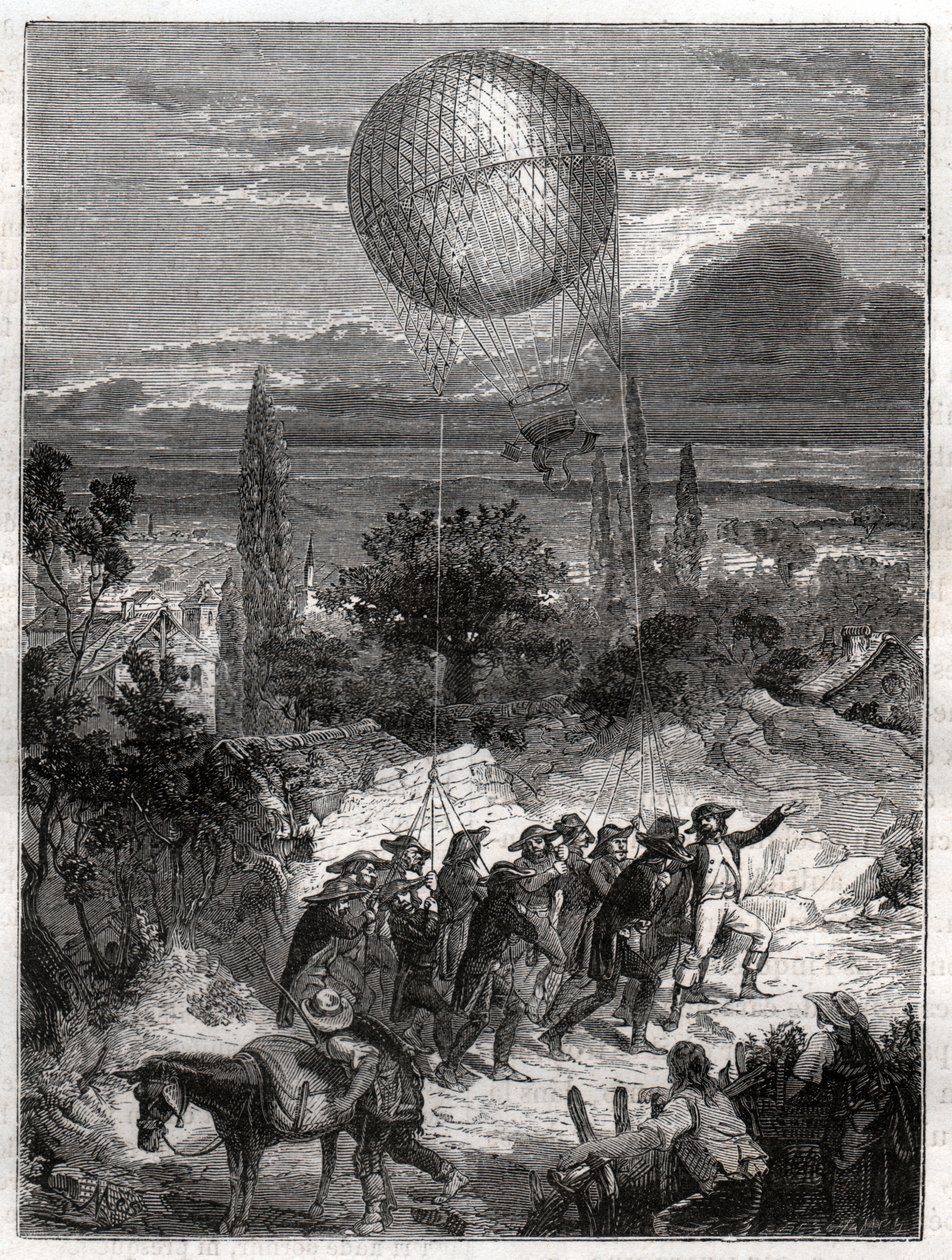 Gezelschap van Aeronauten door Nicolas Liez