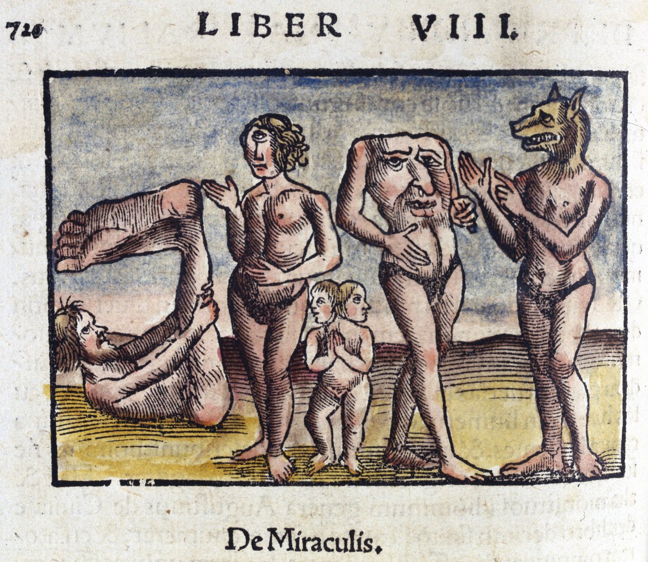 Mythische wezens met menselijke figuur door Unbekannt