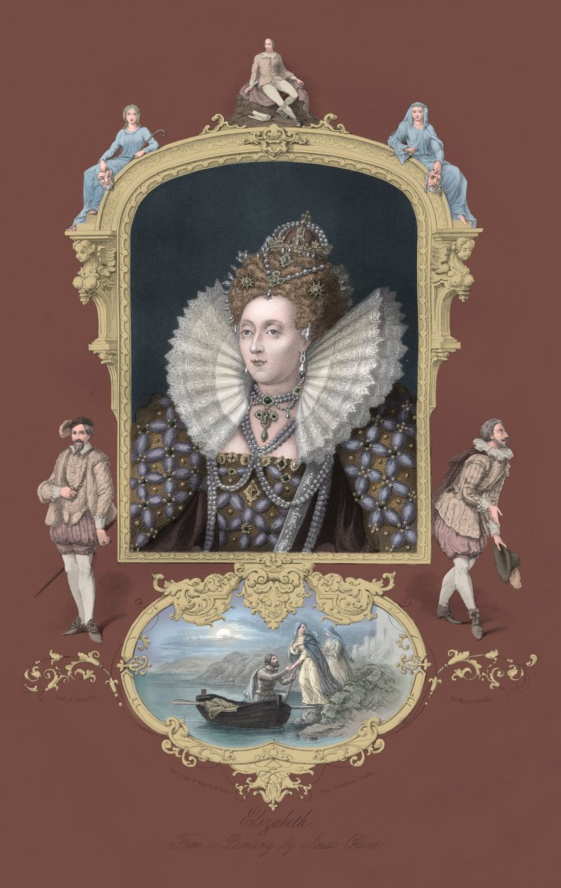 Elizabeth I door Unbekannter Künstler
