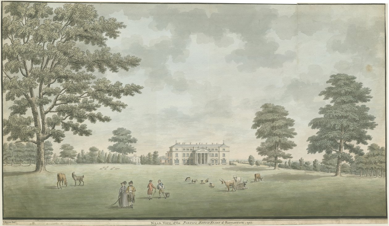 Fisherwick Hall door Unbekannt
