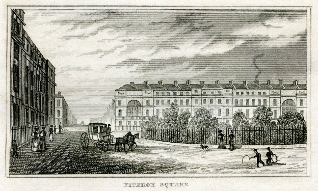 Fitzroy Plein door Unbekannt
