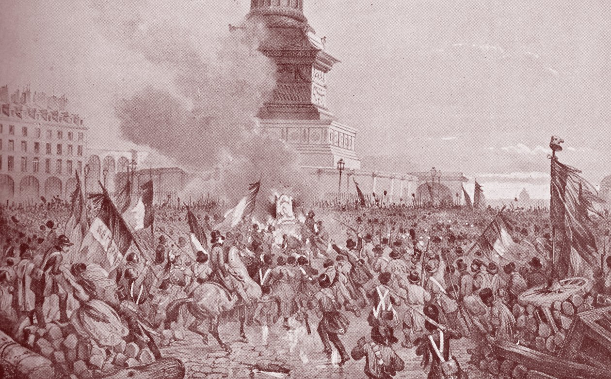 Franse Revolutie van 1848 door Nicolas d
