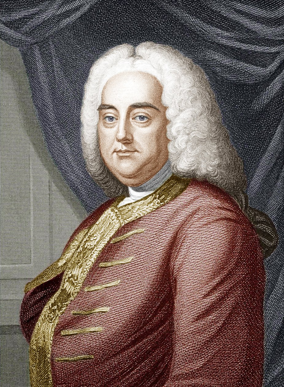 George Frideric Handel door Unbekannter Künstler