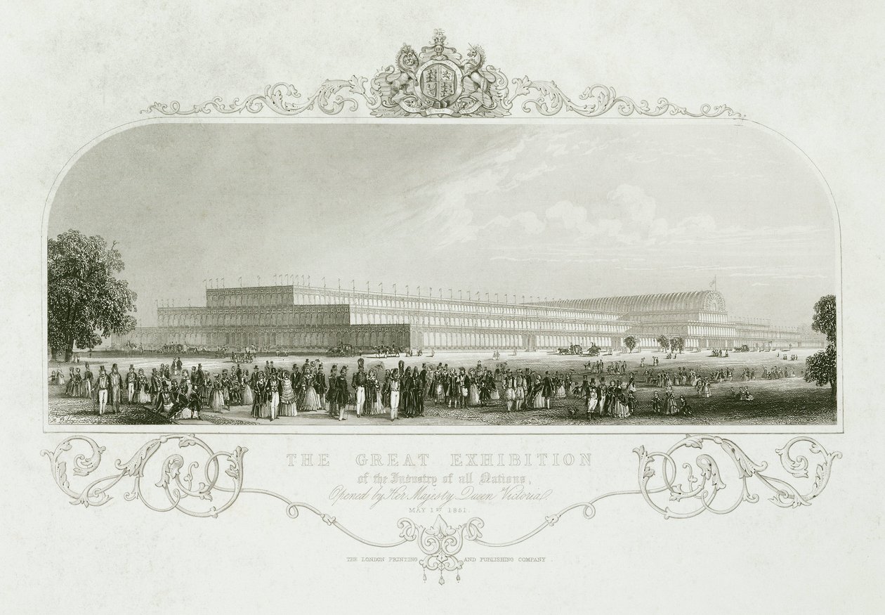 Grote Tentoonstelling 1851 Het Crystal Palace, Londen door Unbekannt