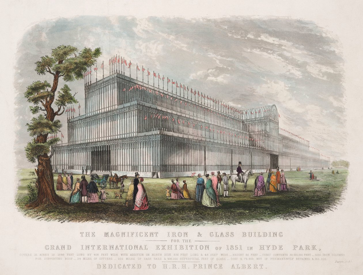 Grote Tentoonstelling 1851 Het Crystal Palace, Londen door Unbekannt
