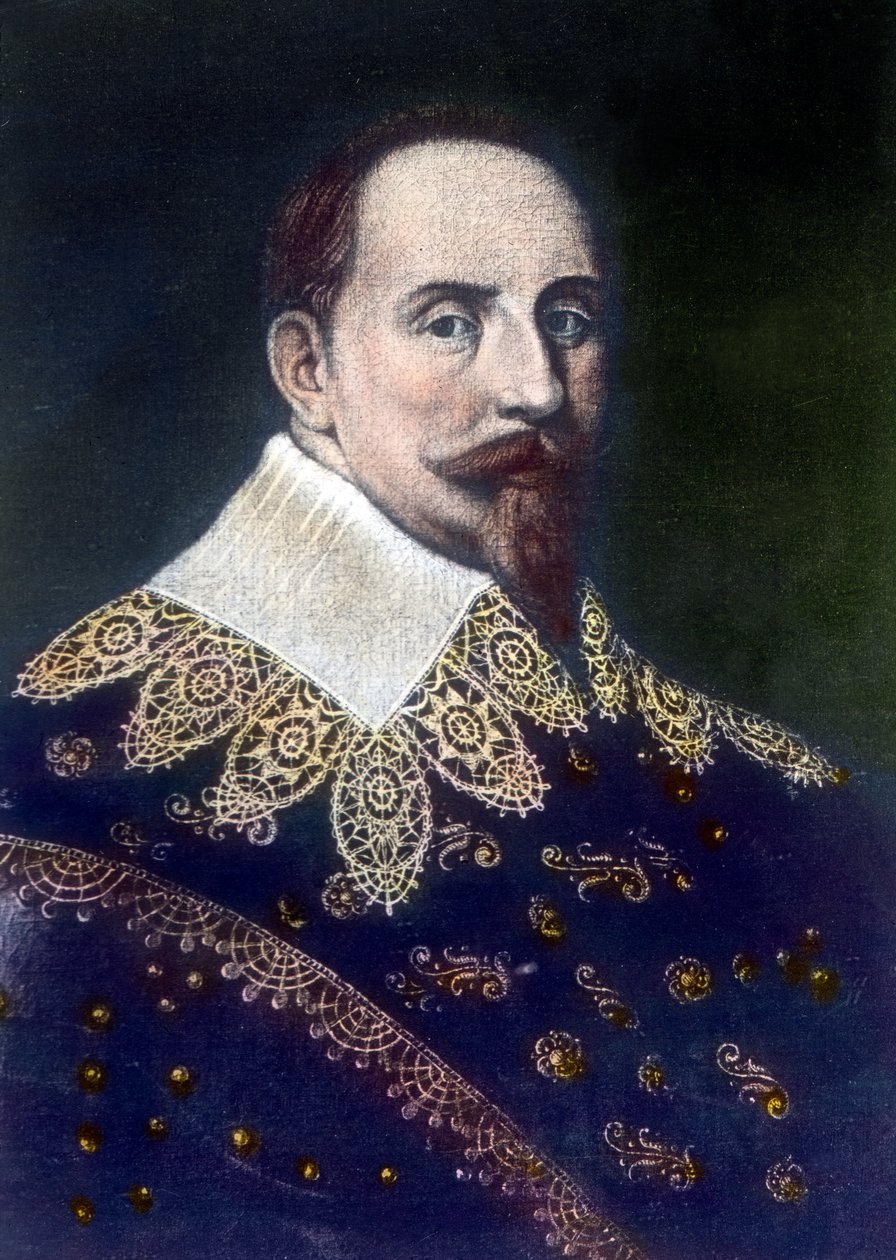 Gustav II Adolf, kleinzoon van Gustav Wasa door Unbekannter Künstler