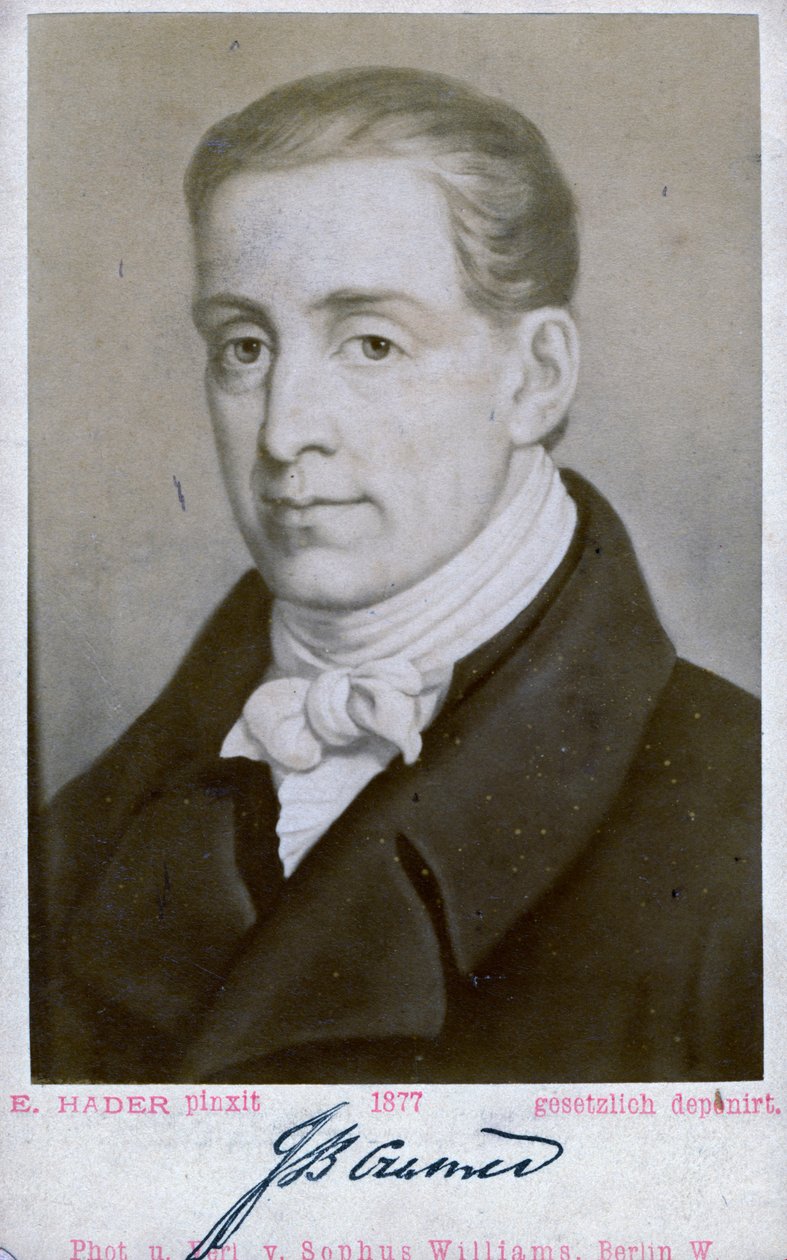 Johann Baptist Cramer door Unbekannt