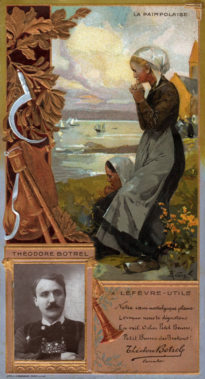 La Paimpolaise, chanson. La Paimpolaise, Frans lied. door Unbekannter Künstler