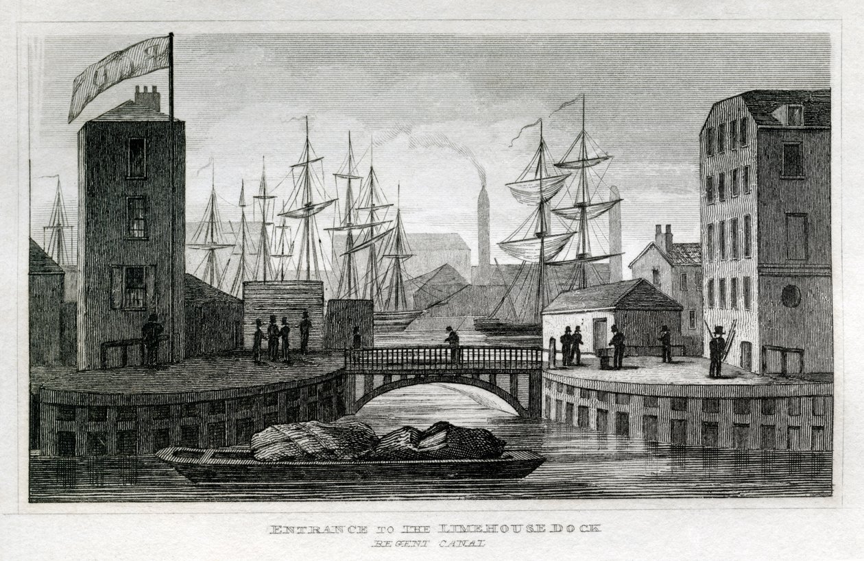 Limehouse Dock door Unbekannt