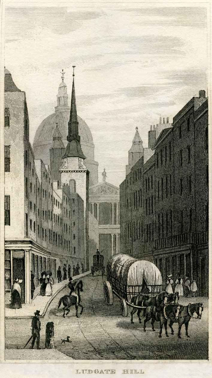 Ludgate Hill door Unbekannt