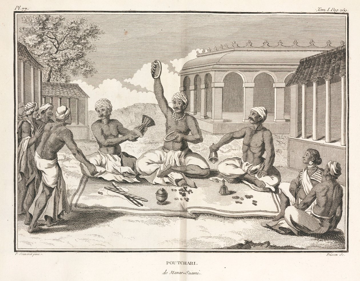 Manar-swami, India door Unbekannt