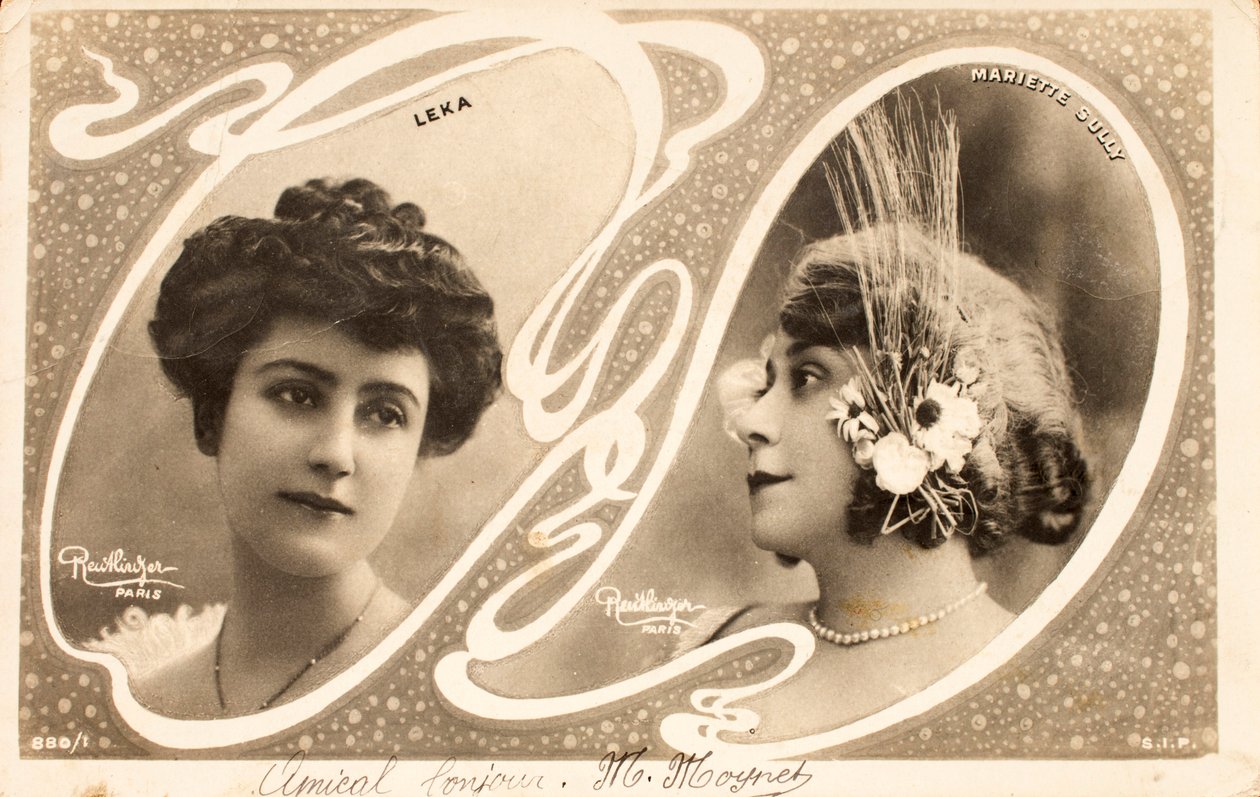 Oude ansichtkaart/Leka/Mariette Sully (1874-1940)/Actrice door William M. Timlin