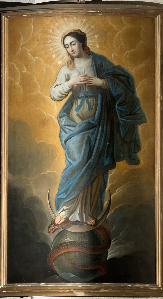 Parochiekerk Onze-Lieve-Vrouw. Interieur. Schilderij. door Unbekannter Künstler