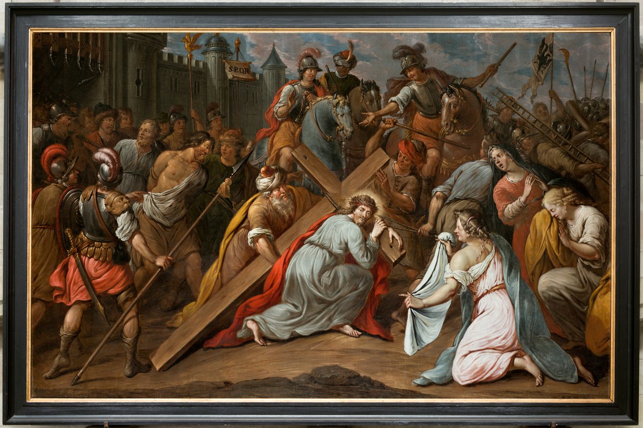 Parochiekerk Sint-Maarten. Schilderij. door Unbekannter Künstler