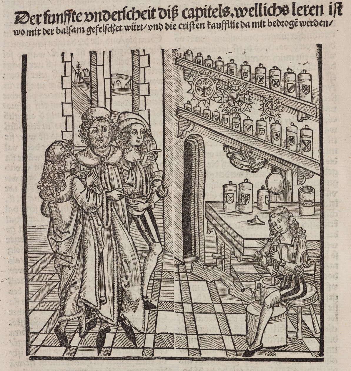 Apotheken, apothekerswinkel door Unbekannt
