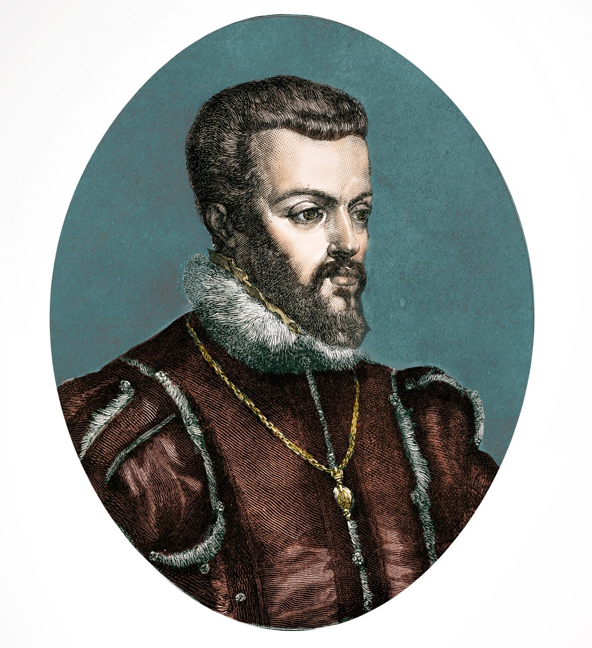 Filips II van Spanje door Unbekannter Künstler