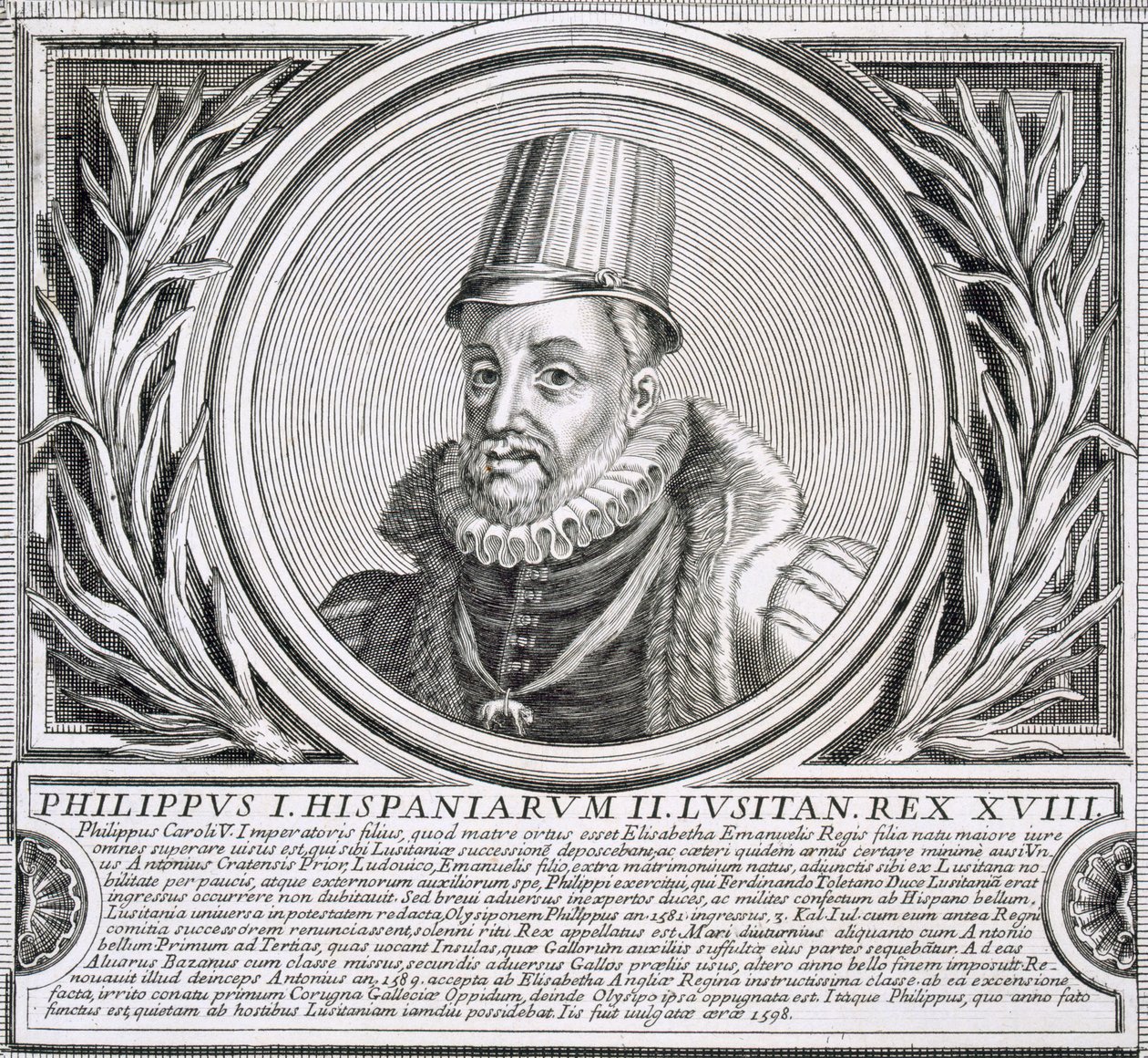 Philip I van Portugal (litho) door Unbekannt