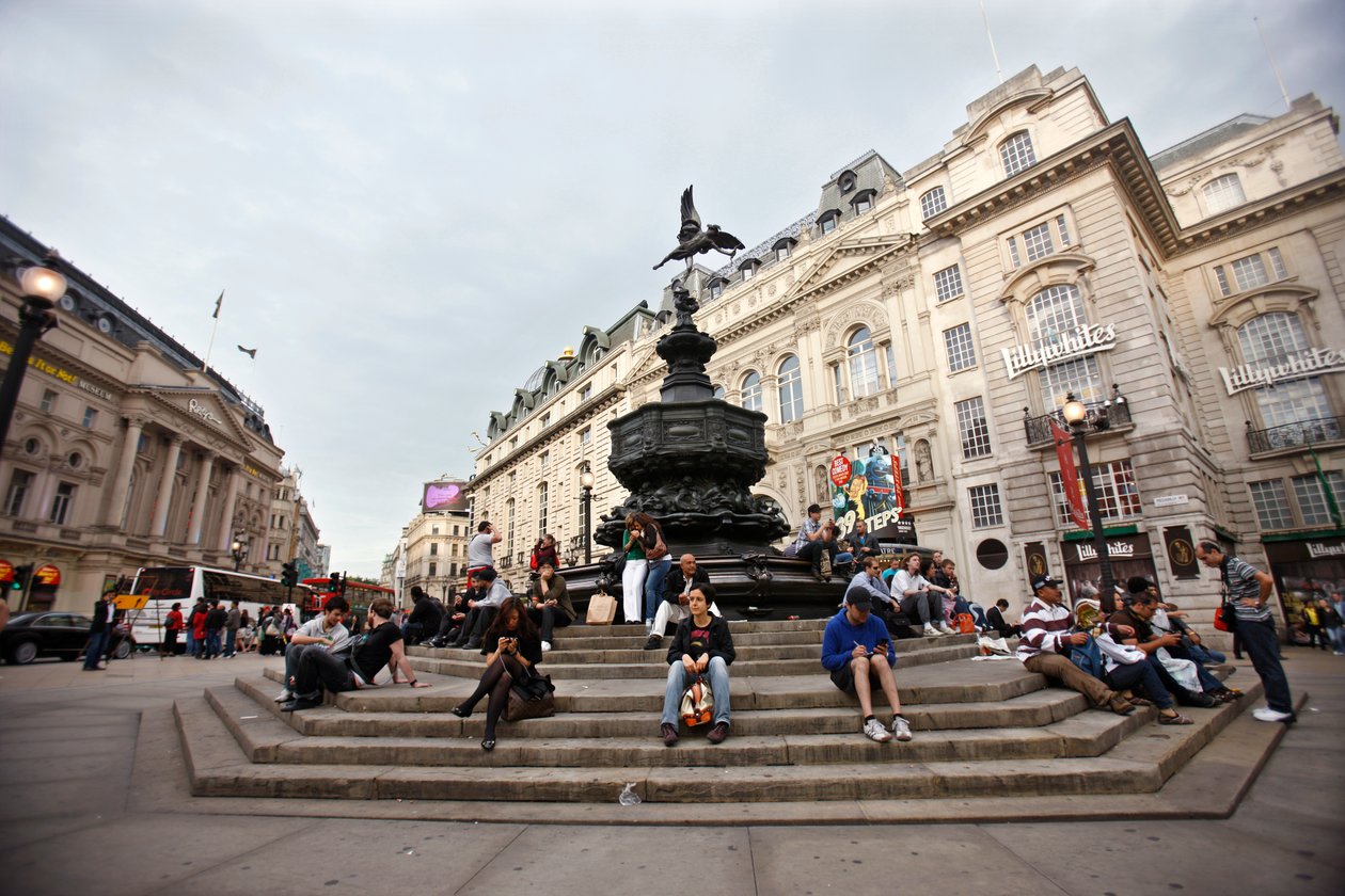 Piccadilly Circus, Londen (foto) door Unbekannt